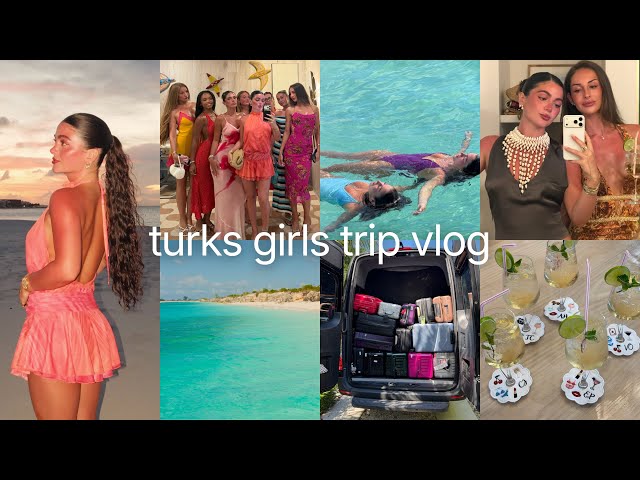 Weekly Vlog: Turks & Caicos girls trip with EP! bts prep in office, pack with me & more