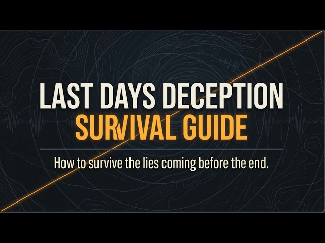 LAST DAYS DECEPTION SURVIVAL GUIDE—The Berean Blueprint for Surviving End-Times Deception