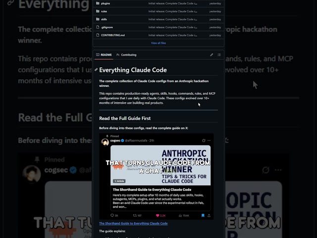 Everything Claude Code — A battle-tested toolkit of agents crafted by Anthropic hackathon winner