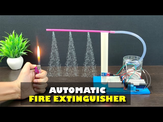 Automatic Fire Extinguisher Without Arduino|| Inspire Award Project|| Flame Sensor Projects