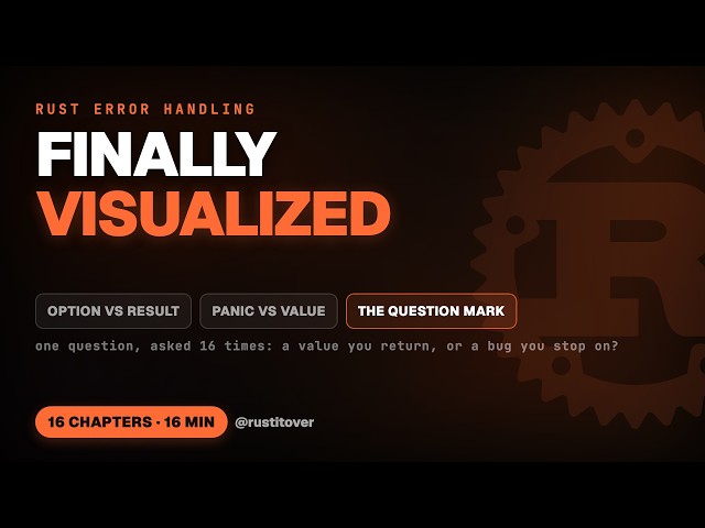 Rust Error Handling, Finally Visualized (Full Course)