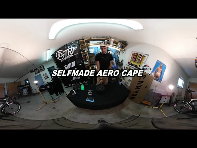 SELF-MADE TRIATHLON AERO HELMET - 360 degree Video