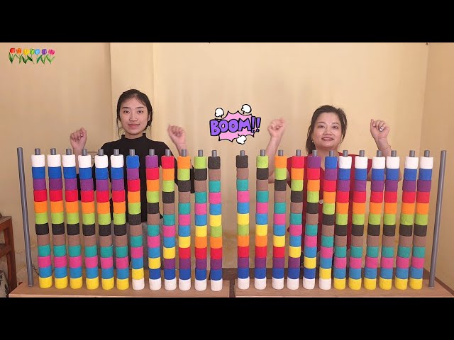 😂 Two Players Chaos in Color Ball Sorting | Satisfying ASMR Puzzle Showdown
