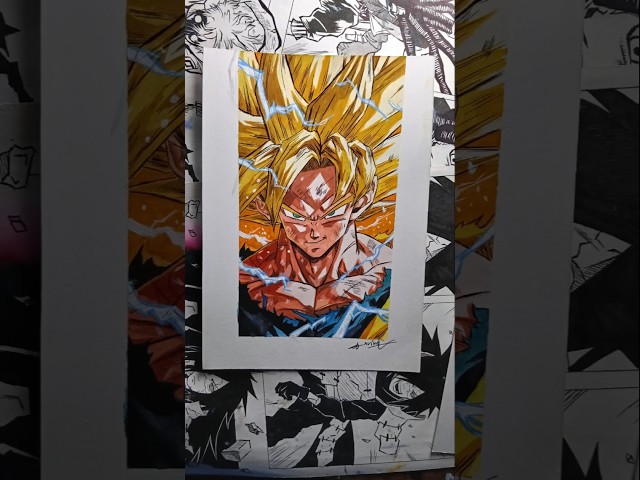 Goku Drawing for an Art Competition! 🔥