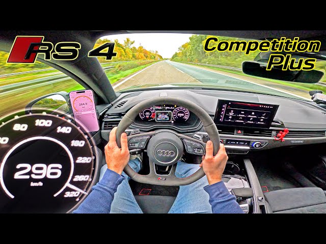 AUDI RS4 COMPETITION PLUS // TOP SPEED on UNLIMITED AUTOBAHN!