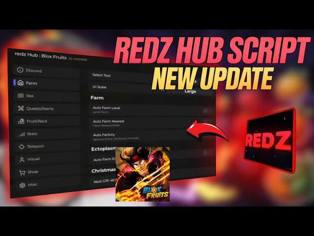 🔥 New REDZ HUB Script Update (NO KEY) | Best Blox Fruits Script (2026)