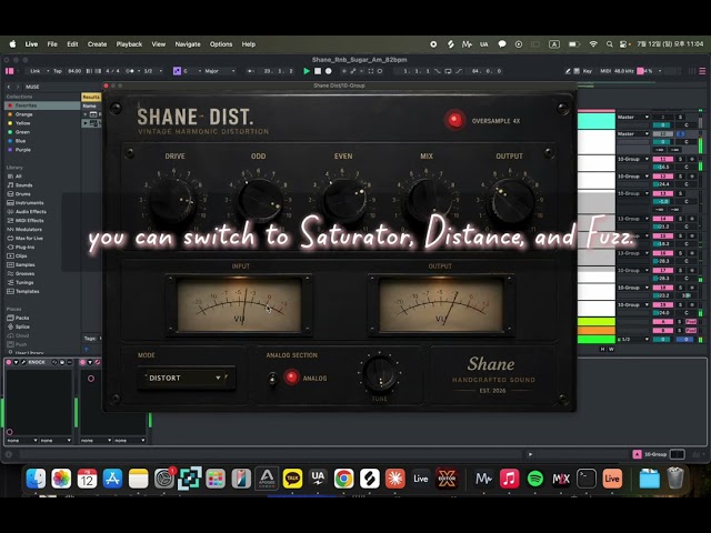 Shane Dist — Analog-Modeled Distortion Plugin (BETA)