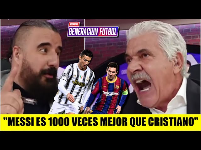 ÁLVARO vs TUCA se pone CALIENTE: "Messi es MIL VECES mejor que Cristiano Ronaldo" | Generación F