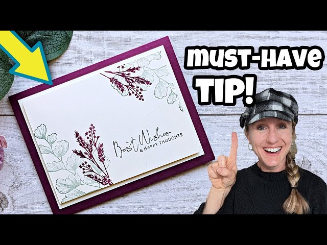 What ONE tip makes a big difference? And more card making tips because I just couldn't stop!