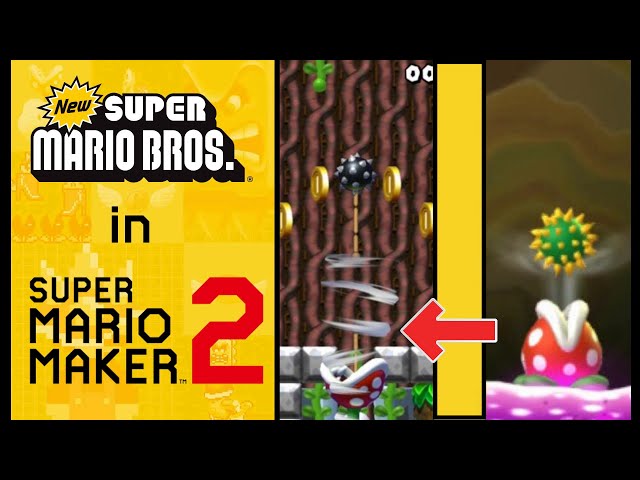 Recreating NSMB items in Super Mario Maker 2