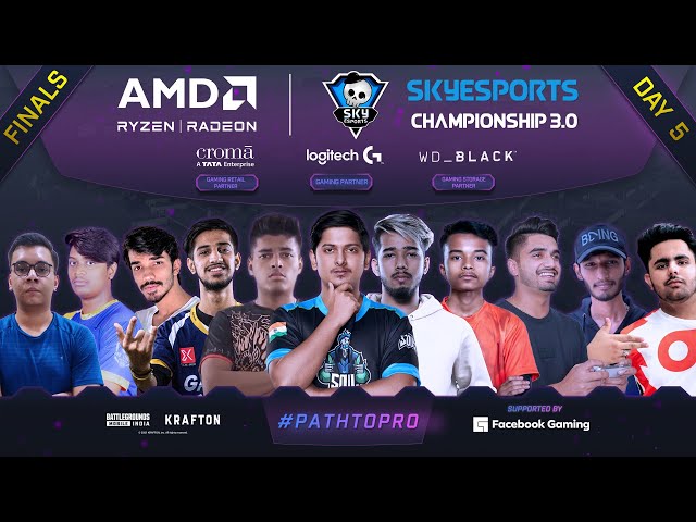 | Hindi | AMD Ryzen Skyesports Championship 3.0 | BGMI Grand Finals | Day 5 | Soul, GodLike, IND,TSM