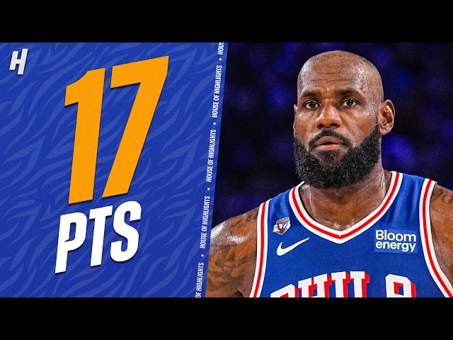 LeBron James With a CLUTCH Steal! 17 PTS, 10 REB vs Cavaliers 🔥