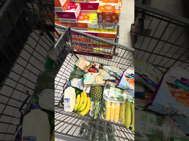A weeks worth of groceries for $80!! #groceries #budgeting #aldi #mealplan