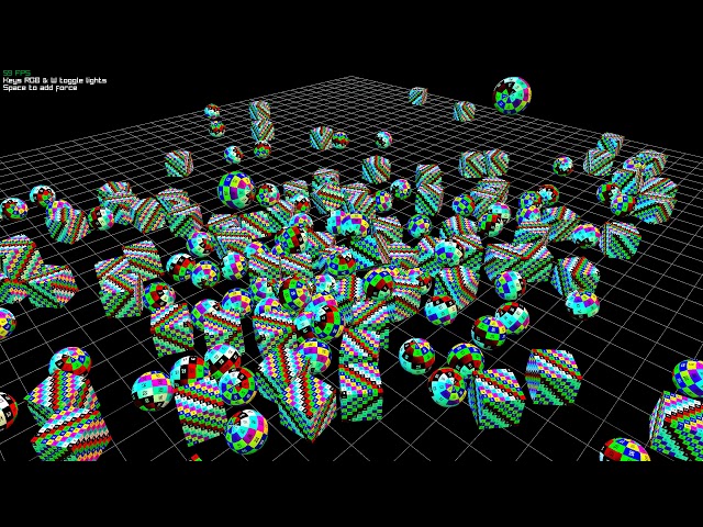 raylib and open dynamics engine
