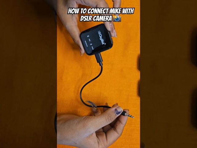 how to connect digitek wireless mic with DSLR camera #howtovonnectmic #howtousemic #micwireless #mic
