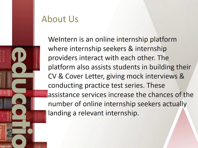 Paid Internships in India | WeIntern