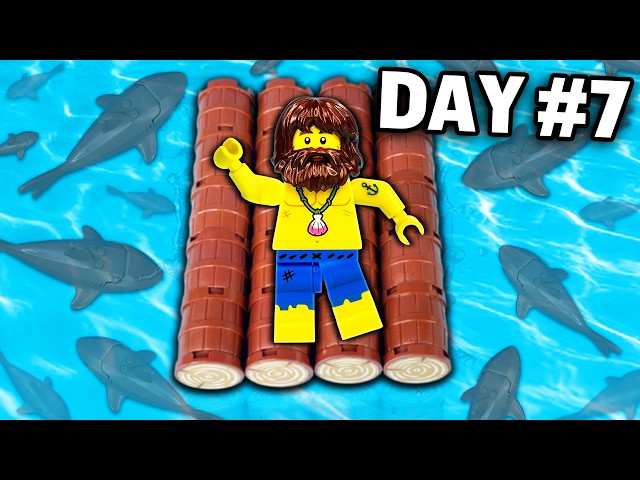 VARADO en una BALSA LEGO...