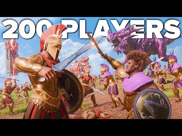 200 Players Simulate Ancient Civilization In Ark Mythica