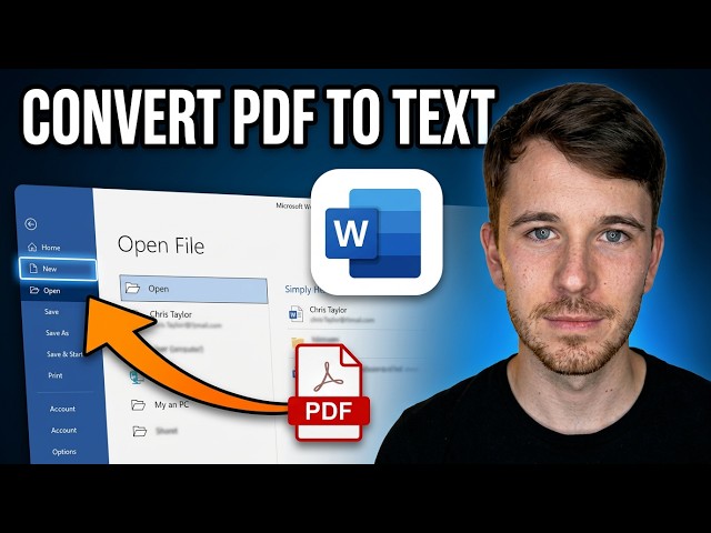 How to Convert PDF to Text in Word (Quick Tutorial)