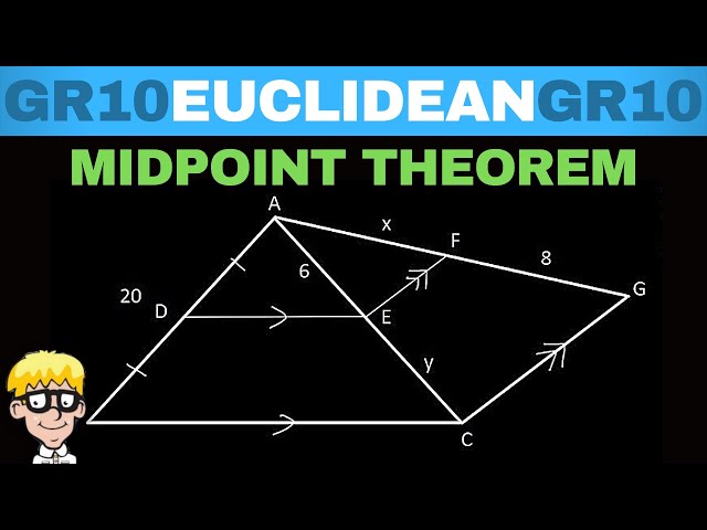 Euclidean Geometry Grade 10: Midpoint Theorem Practice