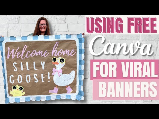 How to Make Hand Painted Banners That Sell on Etsy | Canva Design Tutorial
