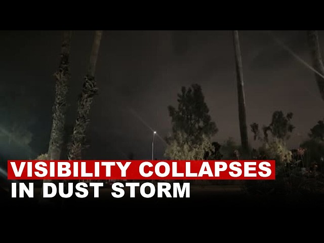 Southern Nevada Rocked By Massive Dust Storm As Visibility Collapses