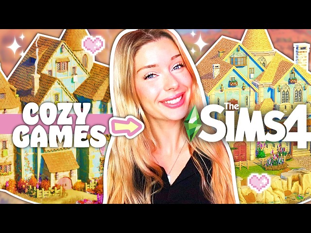 I Recreated The BEST Builds From Cozy Games in The Sims 4