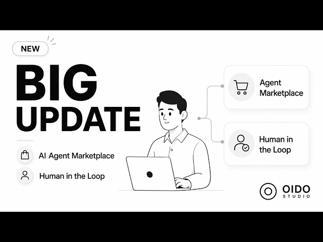 Oido Studio 2026 Update: AI Agent Marketplace & Human in the Loop