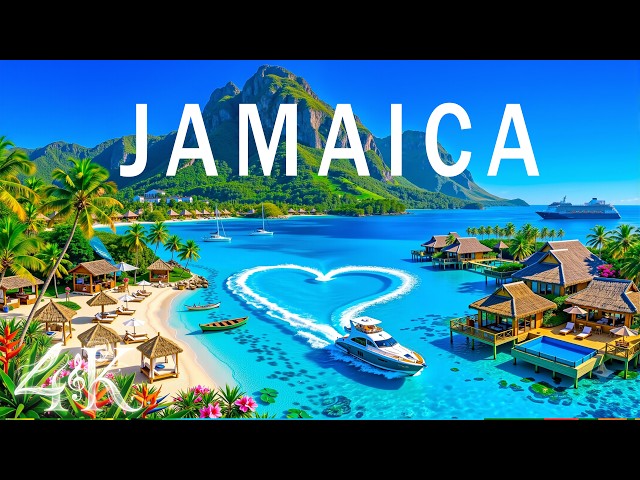 JAMAICA 4K Aerial 🇯🇲 🚤 Negril Beaches, Turquoise Waters, Blue Mountains & Caribbean Paradise 🏝️