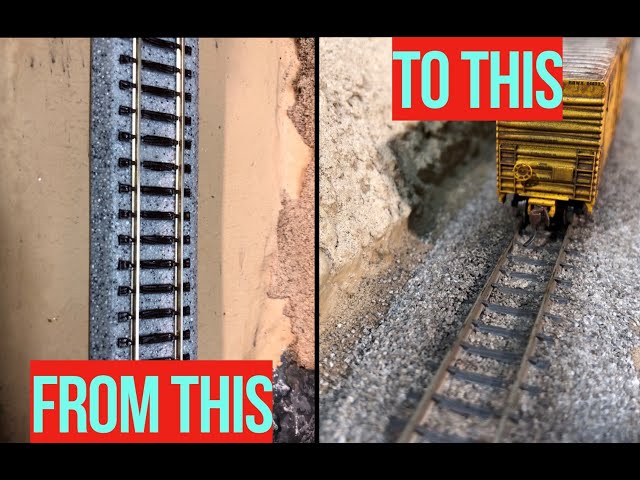 Realistic Kato Unitrack | Model Train Diorama How To Series