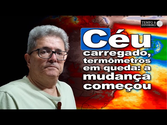 Overcast skies, falling temperatures: the change in weather has already begun.