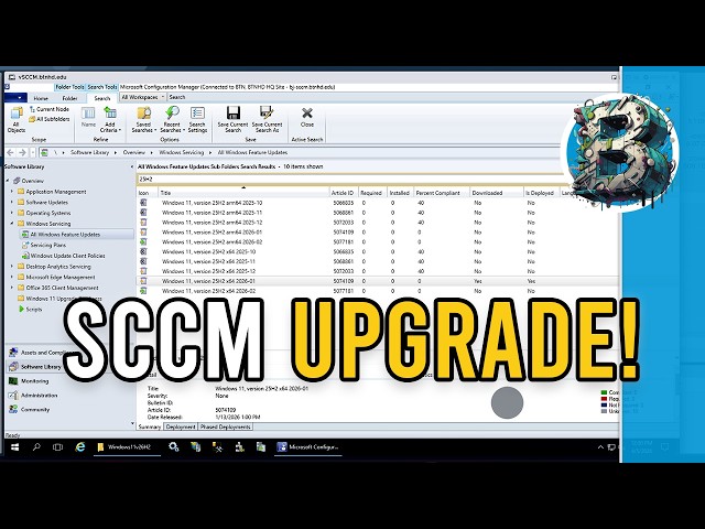 How to UPGRADE to Windows 11 25H2 or 26H1 Using SCCM Feature Updates