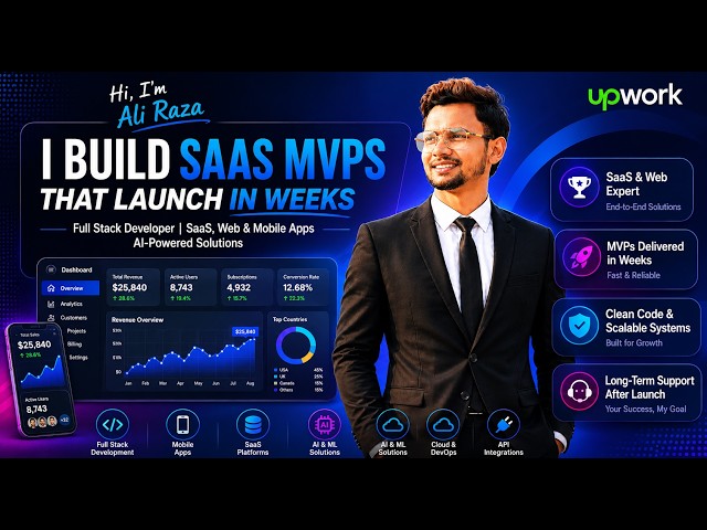 Full Stack Developer Portfolio | SaaS, Web & Mobile Apps | Ali Raza
