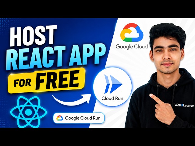 How to Host React App on Google Cloud Run for FREE | Docker, Custom Domain & SSL