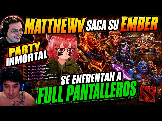 🔥 MATTHEW y SACRED se enfrentan a full pantalleros junto a Kiwi, Norka y Madara | Media Inmortal 🔥