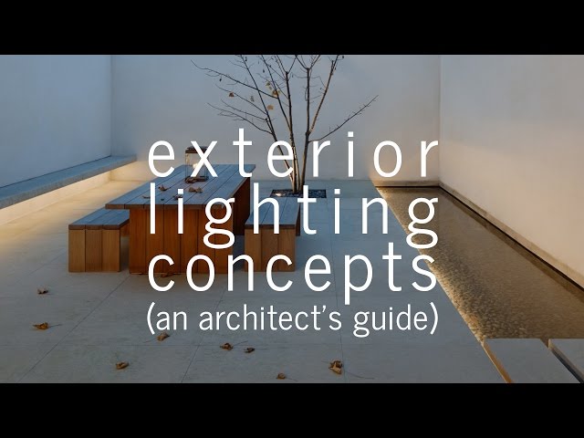 Exterior Lighting Concepts (An Architect's Guide)