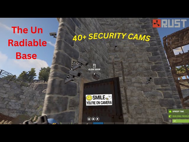 Making the UNRAIDIABLE BASE in rust 40+  security cams