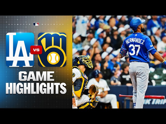 Dodgers vs. Brewers Game Highlights (5/23/26) | MLB Highlights