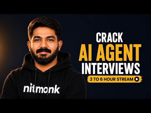 6 Hours of AI Agent Engineer Interviews — How to Crack Them in 2026 (recorded)