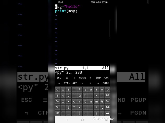 String in Python #shortsvideo #arduino #shortvideo #shortsviral #shortvideos #shorts #short#windows