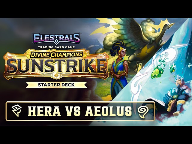 HERA VS AEOLUS Starter Deck Breakdown! ⚡ Divine Champions: Sunstrike