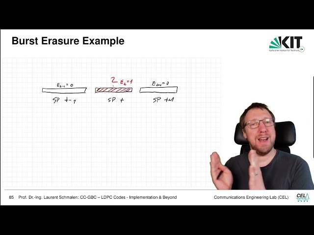 Lecture "Channel Coding: Graph-based Codes", Chapter 6, Vid. 5, "SC-LDPC Codes: Burst Erasures"