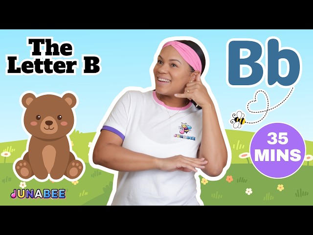 Learn the Letter B with JunaBee | Letter Sounds, Bears, Bees, & Bananas