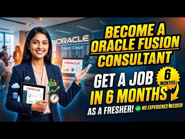 Become an Oracle Fusion Consultant in 6 Months (Fresher Roadmap 🚀) #freshersjobs #oracle #itjobs 