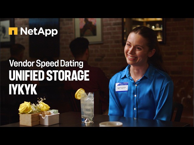 Vendor speed dating - Unified storage IYKYK