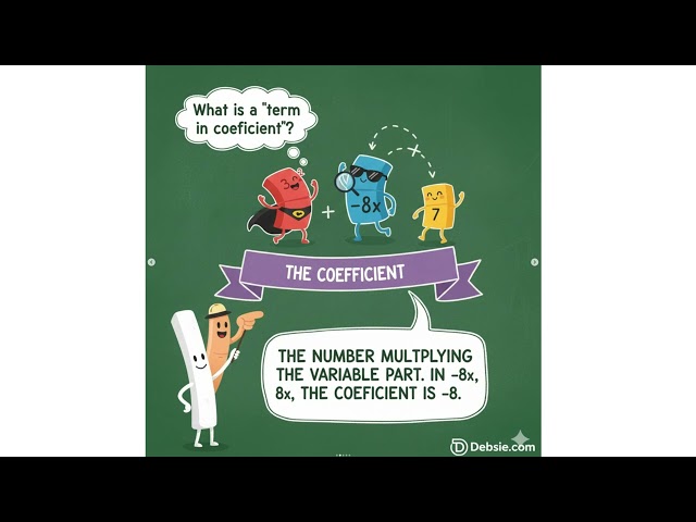 Parts of Polynomial Expressions (1 Minute Explanation)