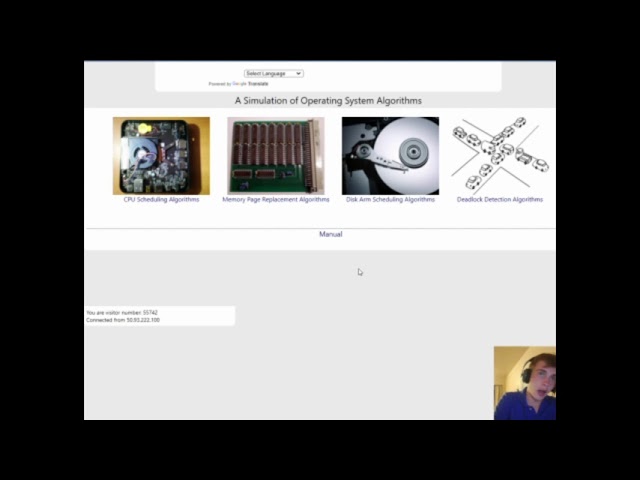 A web-based teaching tool helps students to learn the Computer Operating Systems course