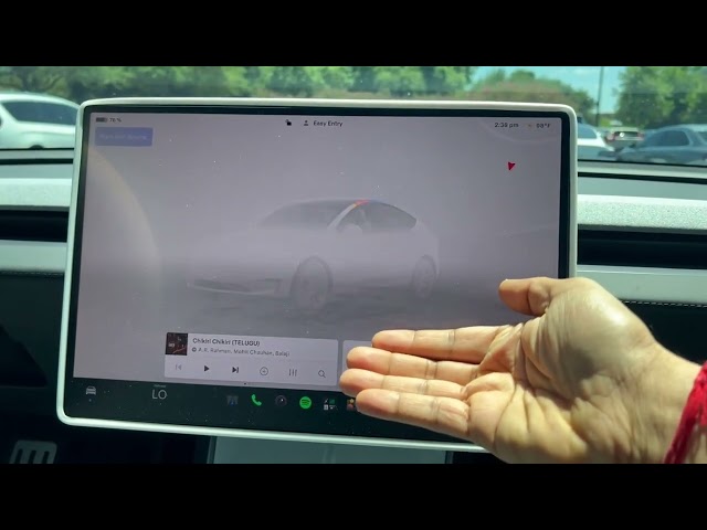 When Dad Pulls a Real Tesla Out of the Screen! 🪄🚗
