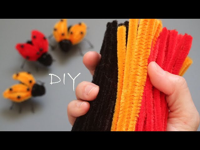🐞How to easily make a ladybug🐞 from pipe cleaner