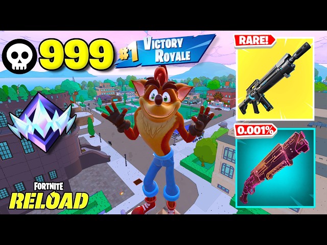 999 Elimination "RANKED RELOAD" Gameplay Wins (Fortnite Chapter 7 PS5 Controller)